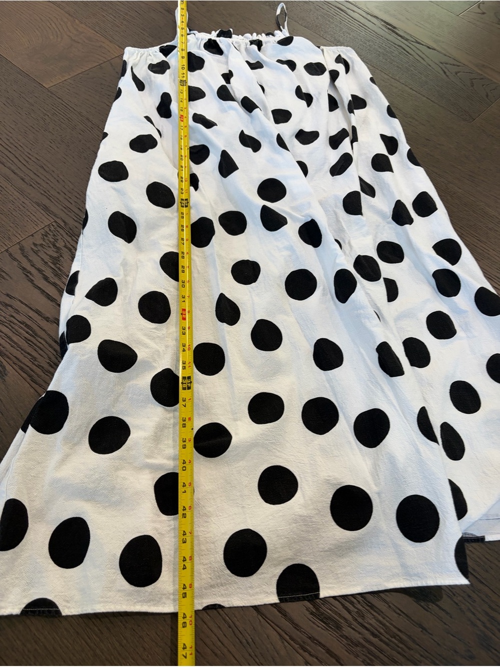Tabitha Brown for Target Black & White Polka Dot Cover-Up Sundress. Size large. - Picture 10 of 10
